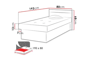 Berta Rammeseng 192x80x68 cm - Oppbevaring - Oppbevaringsmøbler - Kommode