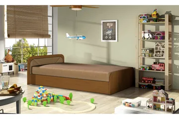 Bohi Rammeseng 80x190 cm - Brun - Møbler - Senger - Senger med oppbevaring