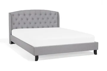 Bordeau Dobbeltseng 140 | 200 cm - Grå - Møbler - Senger - Sengeramme & sengestamme