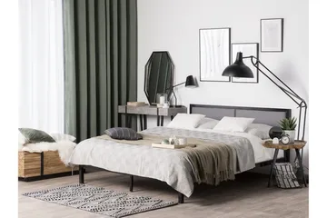 Clamart dobbeltseng 160200 cm Svart Svart - Møbler - Senger - Rammeseng