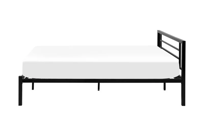 Cusset Dobbeltseng 160 | 200 cm - Svart - Møbler - Senger - Rammeseng