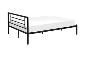 Cusset Dobbeltseng 160 | 200 cm - Svart - Møbler - Senger - Rammeseng