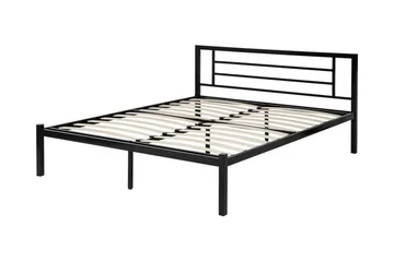 Cusset Dobbeltseng 160 | 200 cm - Svart - Møbler - Senger - Rammeseng