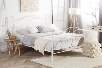 Dinard Dobbeltseng 160|200 Cm - Hvit - Møbler - Senger - Rammeseng