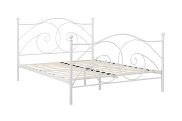 Dinard Dobbeltseng 160|200 Cm - Hvit - Møbler - Senger - Rammeseng