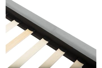 Dobbeltseng Barkerud 180x200 cm - Grå - Møbler - Senger - Sengeramme & sengestamme