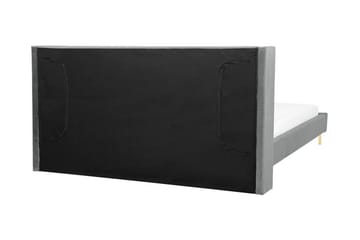 Dobbeltseng Barkerud 180x200 cm - Grå - Møbler - Senger - Sengeramme & sengestamme