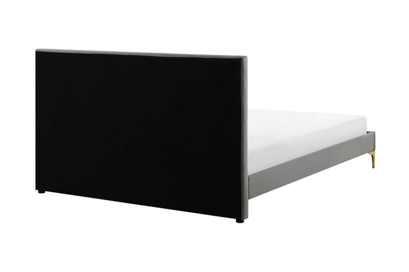 Dobbeltseng Darhult 140x200 cm - Grå - Møbler - Senger - Sengeramme & sengestamme