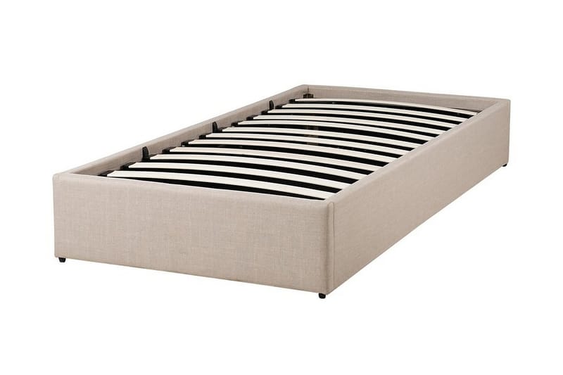 Dobbeltseng Dinan 90 | 200 cm - Beige - Rammeseng