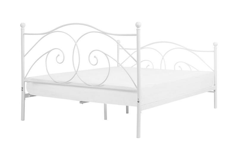 Dobbeltseng Dinard 160 | 200 cm - Hvit - Møbler - Senger - Rammeseng