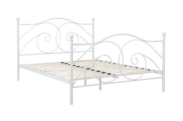 Dobbeltseng Dinard 160 | 200 cm - Hvit - Møbler - Senger - Rammeseng
