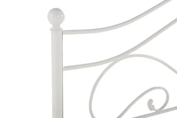 Dobbeltseng Lyra 160 - Hvit - Møbler - Senger - Sengeramme & sengestamme