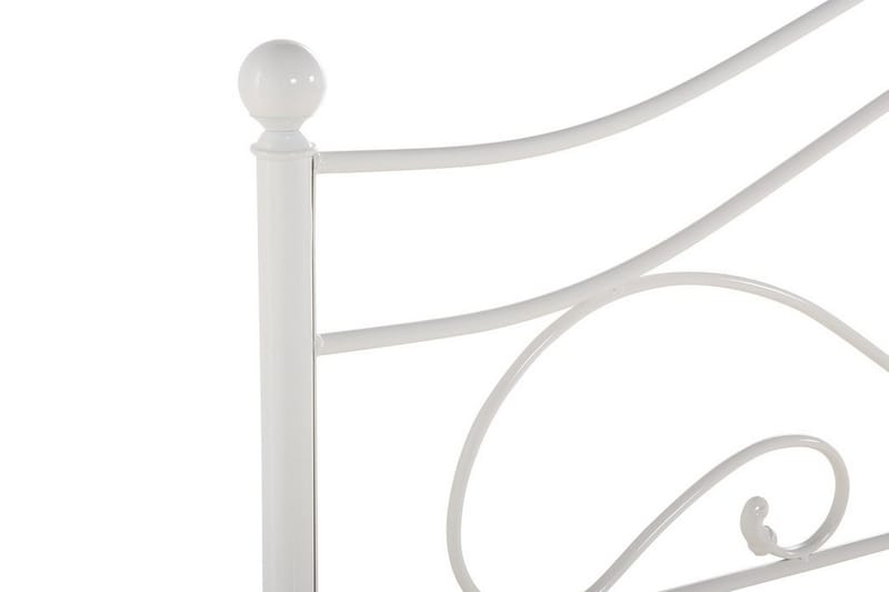 Dobbeltseng Lyra 160 - Hvit - Møbler - Senger - Sengeramme & sengestamme