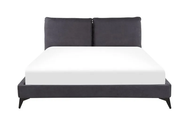 Emelle Rammeseng 180x200cm, Fløyel/Mørkegrå