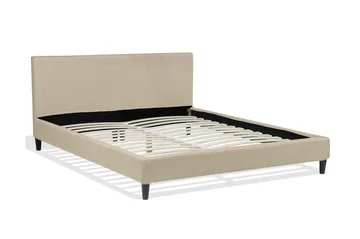 Fitou Dobbeltseng 160 | 200 cm - Beige - Møbler - Senger - Sengeramme & sengestamme