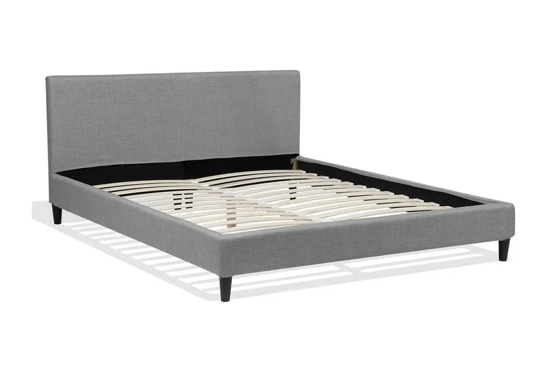 Fitou Dobbeltseng 160 | 200 cm - Grå - Møbler - Senger - Rammeseng