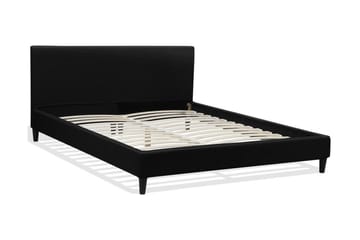 Fitou Dobbeltseng 160 | 200 cm - Svart - Møbler - Senger - Sengeramme & sengestamme