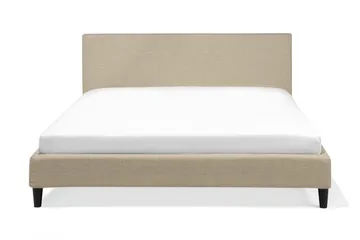Fitou Dobbeltseng 180 | 200 cm - Beige - Møbler - Senger - Sengeramme & sengestamme
