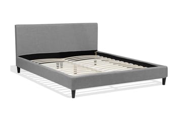 Fitou Dobbeltseng 180 | 200 cm - Grå - Møbler - Senger - Sengeramme & sengestamme