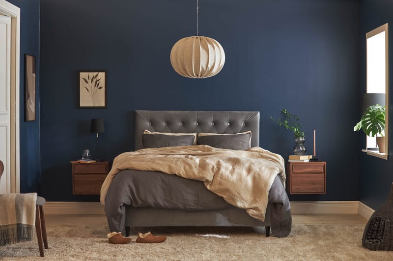 Happy Pluss Sengepakke Rammeseng 90x200 cm - Grå - Møbler - Senger - Enkeltsenger