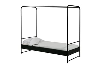 Køyeseng Vancha 90x200 - Svart Metall - Møbler - Senger - Rammeseng