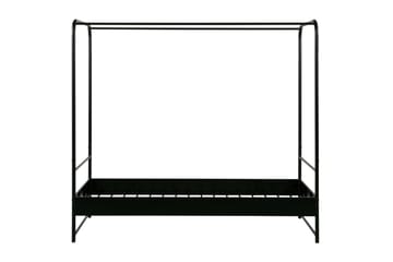 Køyeseng Vancha 90x200 - Svart Metall - Møbler - Senger - Rammeseng