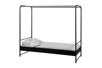 Køyeseng Vancha 90x200 - Svart Metall - Møbler - Senger - Rammeseng