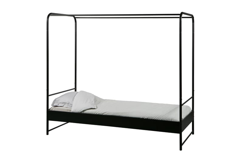 Køyeseng Vancha 90x200 - Svart Metall - Møbler - Senger - Rammeseng