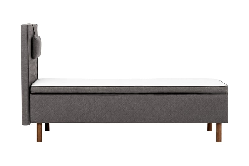 Komplett Rammeseng Kilmer 80x200 Lateks - Grå - Møbler - Senger - Rammeseng