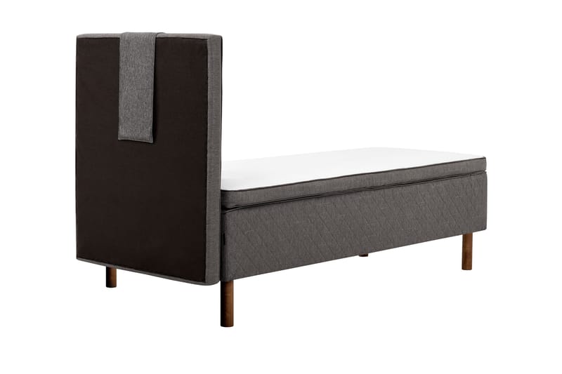 Komplett Rammeseng Kilmer 90x200 Lateks - Grå - Møbler - Senger - Rammeseng