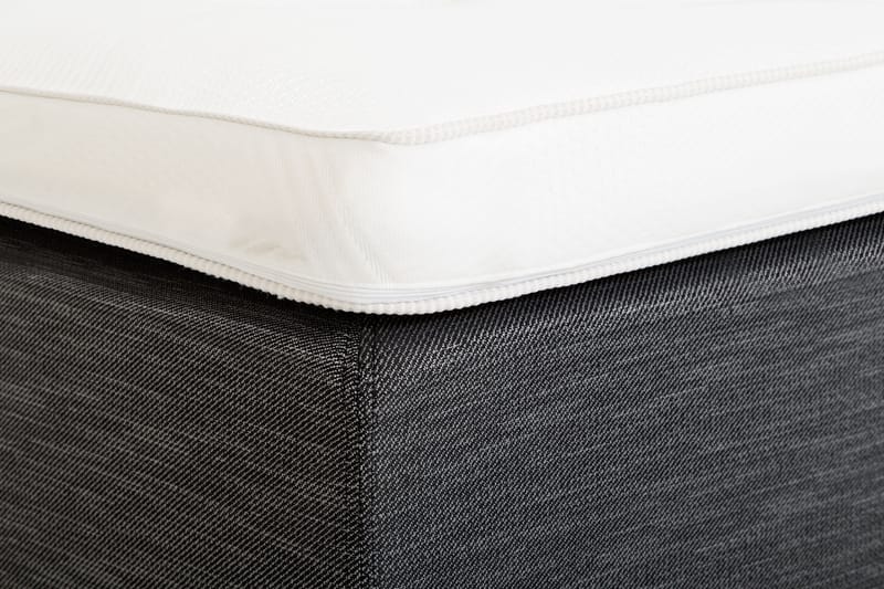 Komplett Rammeseng Ystad Base 120x200 Lateks - Grå - Møbler - Senger - Enkeltsenger