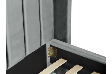 Krukö Dobbeltseng 160x200 cm - Grå - Møbler - Senger - Sengeramme & sengestamme