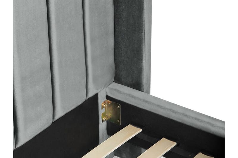 Krukö Dobbeltseng 160x200 cm - Grå - Møbler - Senger - Sengeramme & sengestamme