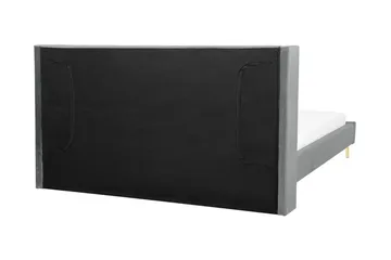 Krukö Dobbeltseng 160x200 cm - Grå - Møbler - Senger - Sengeramme & sengestamme