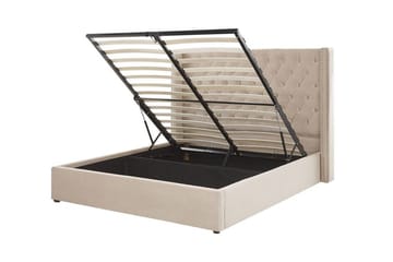 Kymmen Dobbeltseng 160x200 cm - Beige - Møbler - Senger - Rammeseng