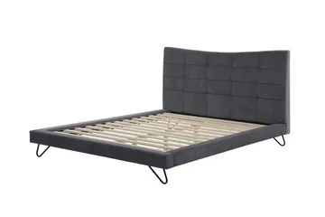 Lannion Dobbeltseng 160 | 200 cm - Grå - Møbler - Senger - Sengeramme & sengestamme