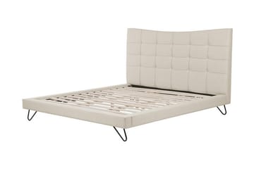 Lannion Dobbeltseng 180 | 200 cm - Beige - Møbler - Senger - Sengeramme & sengestamme