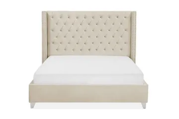 Lubbon Dobbeltseng 180 | 200 cm - Beige - Møbler - Senger - Rammeseng