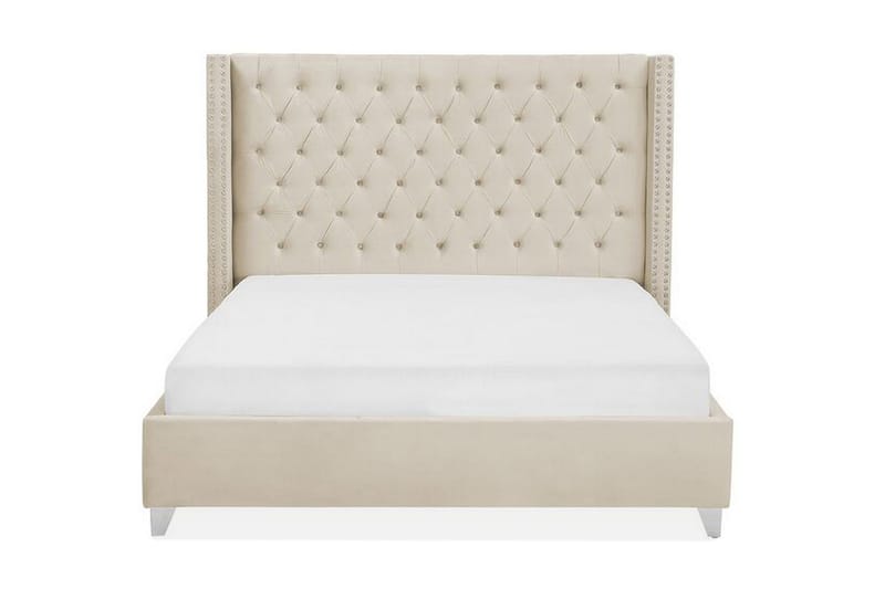 Lubbon Dobbeltseng 180 | 200 cm - Beige - Møbler - Senger - Rammeseng