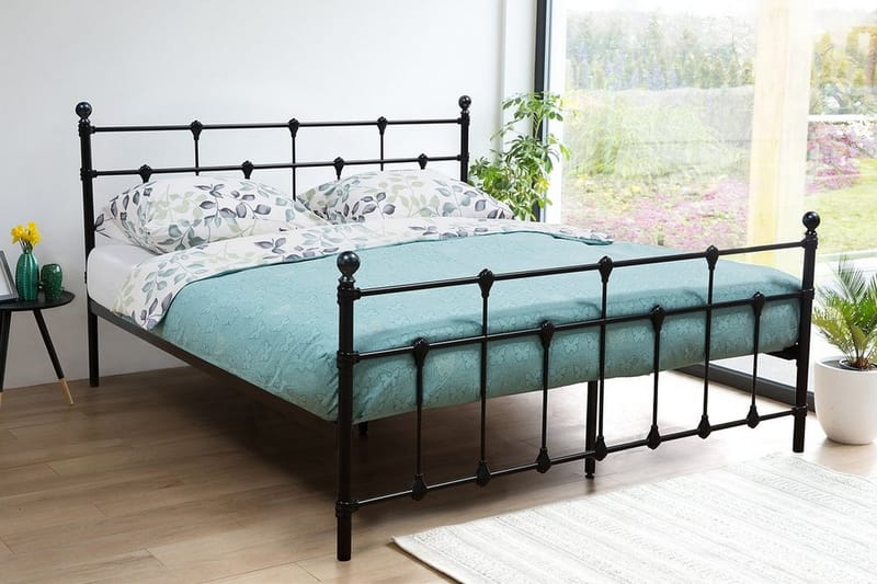 Lyn | Dobbeltseng 160 | 200 cm, Svart