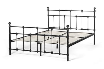Lyn | Dobbeltseng 160 | 200 cm - Svart - Møbler - Senger - Rammeseng