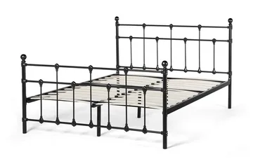 Lyn | Dobbeltseng 160 | 200 cm - Svart - Møbler - Senger - Rammeseng