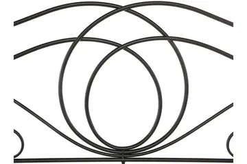 Lyra Dobbeltseng 160 | 200 cm - Svart - Møbler - Senger - Sengeramme & sengestamme