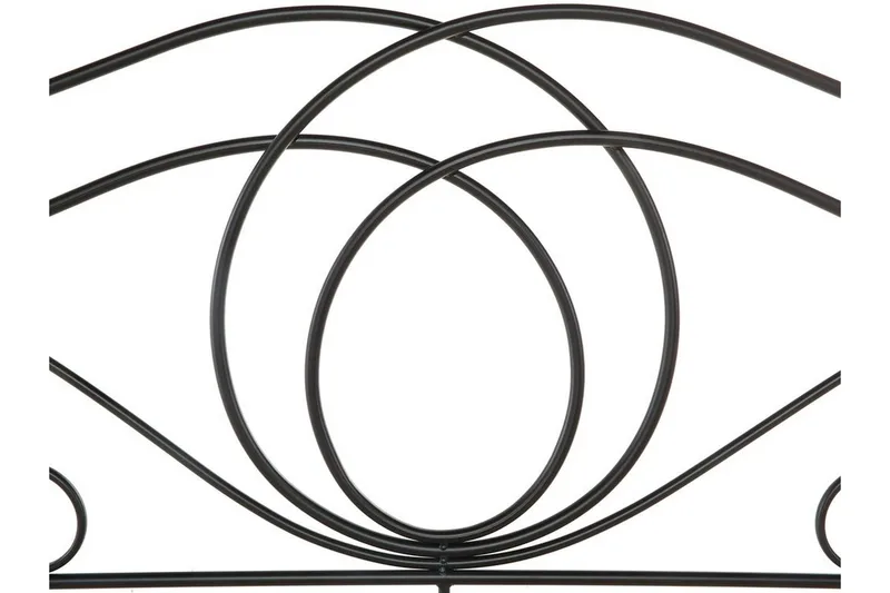 Lyra Dobbeltseng 160 | 200 cm - Svart - Møbler - Senger - Sengeramme & sengestamme