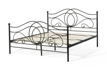 Lyra Dobbeltseng 160 | 200 cm - Svart - Møbler - Senger - Sengeramme & sengestamme