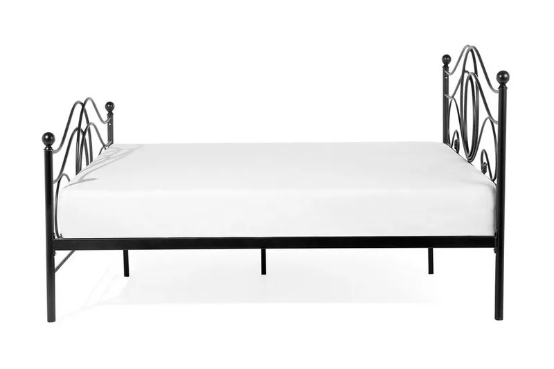 Lyra Dobbeltseng 160 | 200 cm - Svart - Møbler - Senger - Sengeramme & sengestamme
