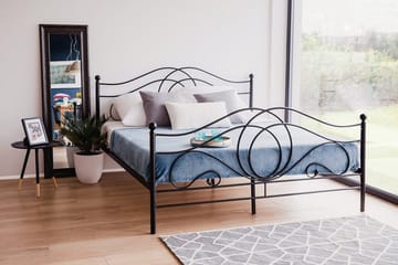 Lyra Dobbeltseng 160 | 200 cm - Svart - Møbler - Senger - Rammeseng