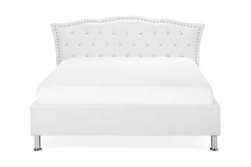 Metz Dobbeltseng 140 | 200 cm - Hvit - Møbler - Senger - Rammeseng