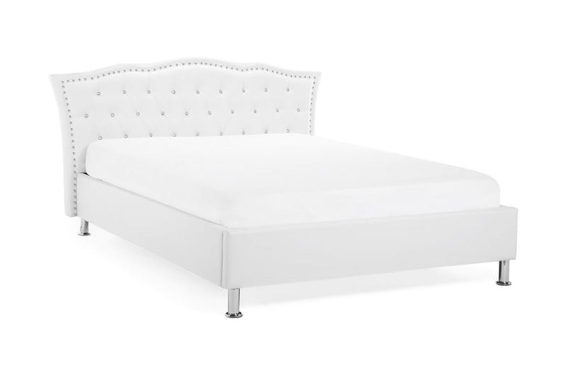 Metz Dobbeltseng 140 | 200 cm - Hvit - Møbler - Senger - Rammeseng