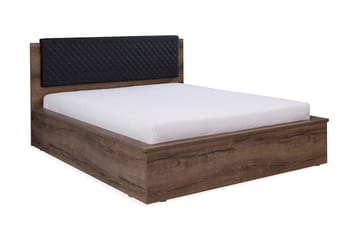 Najera Rammeseng 160x200 cm - Tre/Svart - Møbler - Senger - Rammeseng